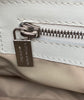 Bottega Veneta silver lock. 