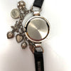 1990s Maximal Art Heart Watch w/ Leather Strap & Charms