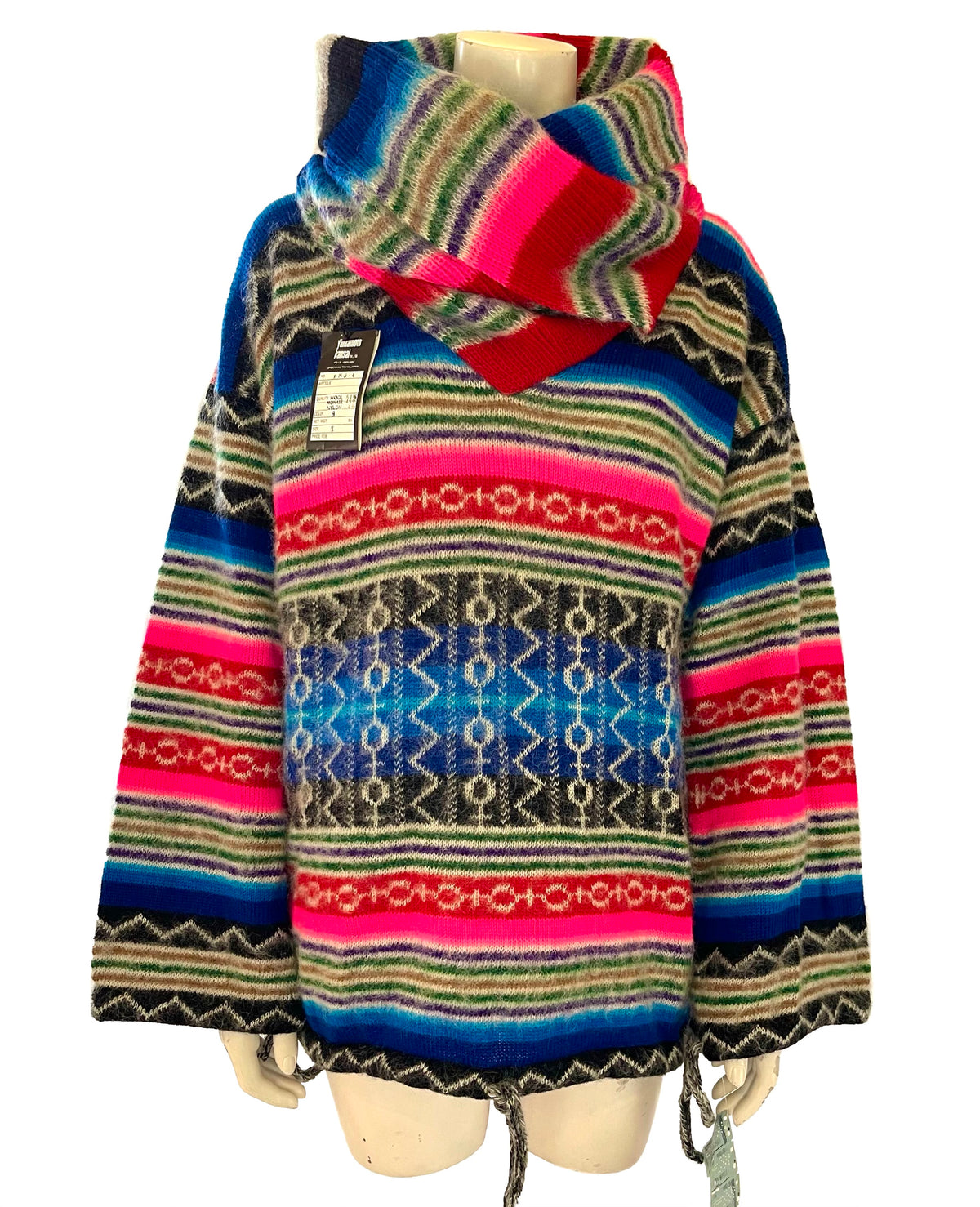 1970s RARE Kansai Yamamoto Deadstock Rainbow Knit Sweater – Screaming Mimis  Vintage Fashion