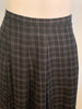 Haat by Issey Miyake Plaid Skirt with Ruched Hem